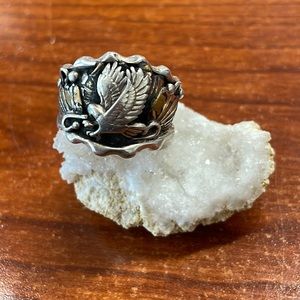 Sterling Silver Eagle Ring